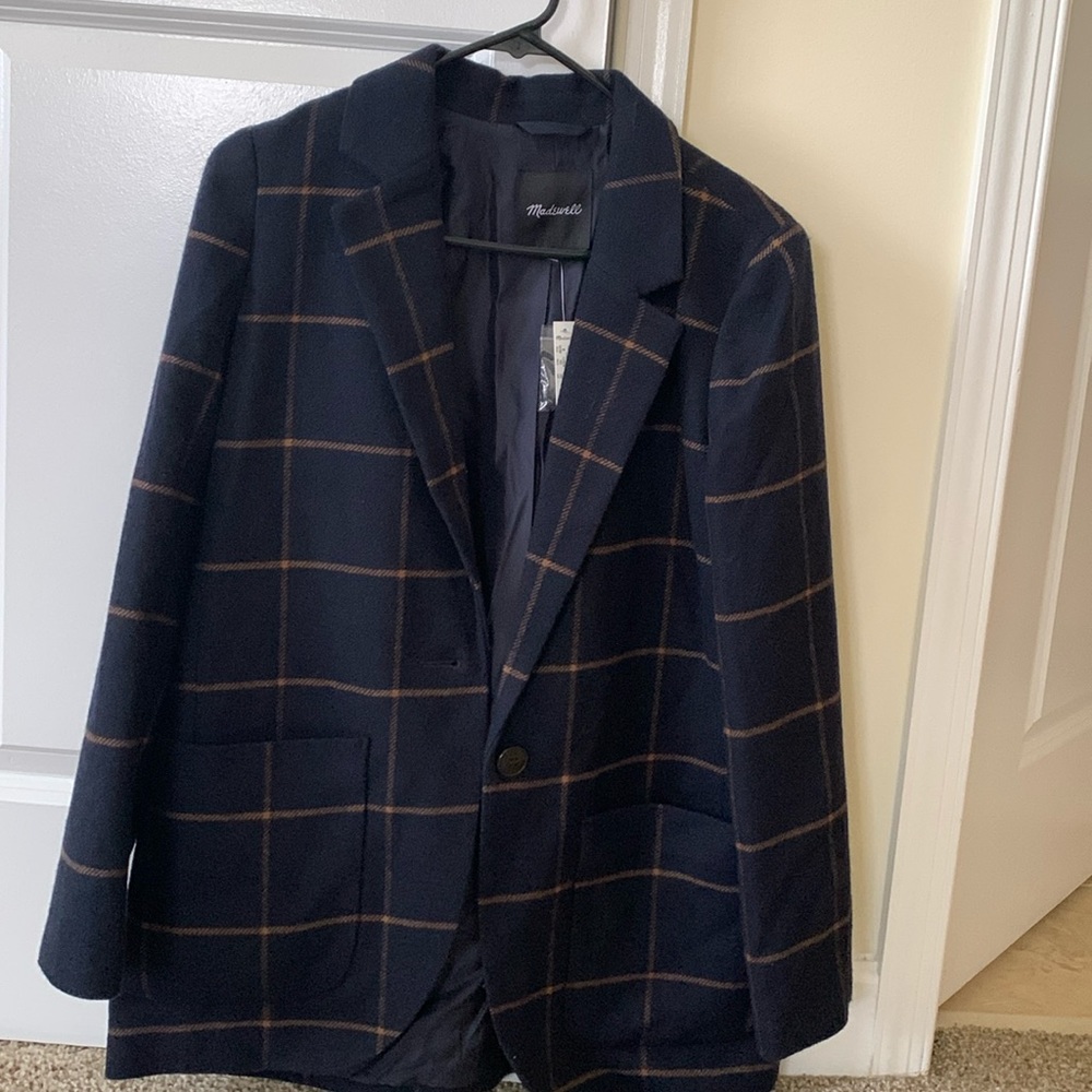 Madewell size medium women’s blazer in excellent condition new with tags